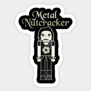 Metal Nut Crack Head Sticker